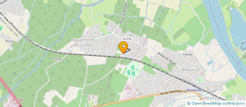 localisation de l'entreprise MADAME AUDREY PALMIOTTI  AYGUEMORTE-LES-GRAVES