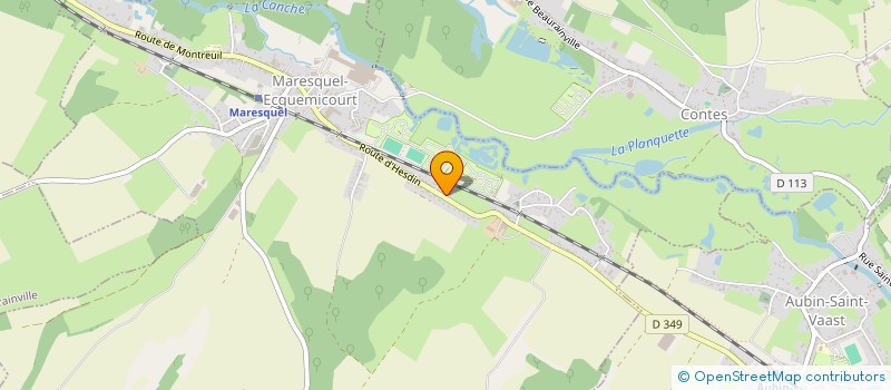 localisation de l'entreprise MADAME AUDREY PARENT  MARESQUEL-ECQUEMICOURT