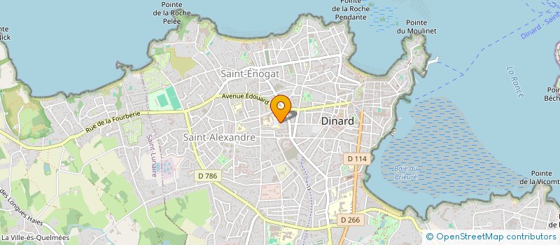 localisation de l'entreprise MADAME AUDREY PAROULEK  DINARD