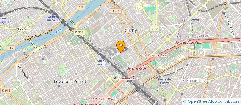 localisation de l'entreprise MADAME AUDREY PARTIMBENE à CLICHY