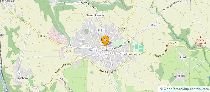 localisation de l'entreprise MADAME AUDREY PARTY  VIC-LE-COMTE