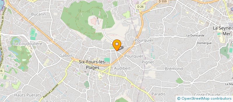 localisation de l'entreprise MADAME AUDREY PASSALACQUA à SIX FOURS LES PLAGES