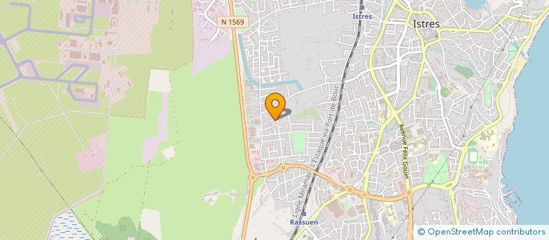 localisation de l'entreprise MADAME AUDREY PASSINI  ISTRES