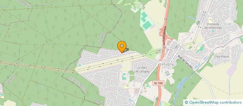 localisation de l'entreprise MADAME AUDREY PASSITAUD  LESIGNY