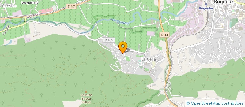 localisation de l'entreprise MADAME AUDREY PAWLALZYK  LA CELLE