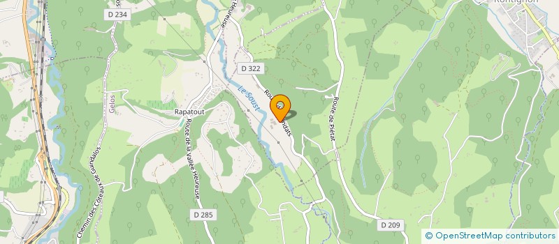 localisation de l'entreprise MADAME AUDREY PEDESERT  UZOS