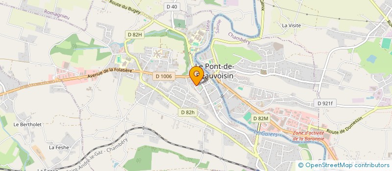 localisation de l'entreprise MADAME AUDREY PEILLEX  LE PONT-DE-BEAUVOISIN