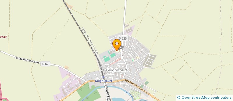 localisation de l'entreprise MADAME AUDREY PELISSIER  JUVINCOURT-ET-DAMARY