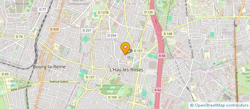 localisation de l'entreprise MADAME AUDREY PENNAVAYRE  L'HAY-LES-ROSES