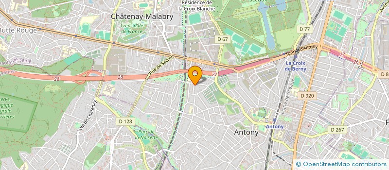 localisation de l'entreprise MADAME AUDREY PERARD  CHATENAY-MALABRY