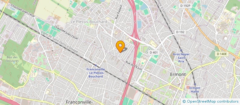 localisation de l'entreprise MADAME AUDREY PEREIRA-LEITE  LE PLESSIS-BOUCHARD