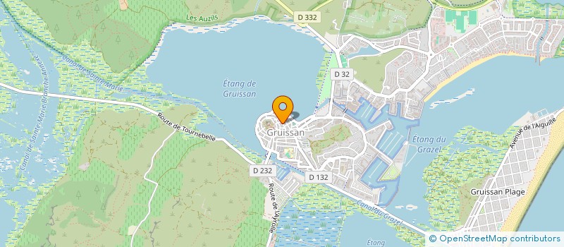 localisation de l'entreprise MADAME AUDREY PERIE  GRUISSAN