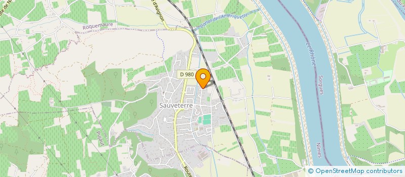 localisation de l'entreprise MADAME AUDREY PEROSANZ  SAUVETERRE