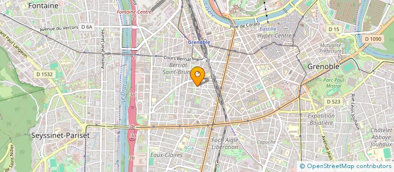 localisation de l'entreprise MADAME AUDREY PEROT  GRENOBLE