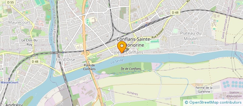 localisation de l'entreprise MADAME AUDREY PERRET  CONFLANS-SAINTE-HONORINE