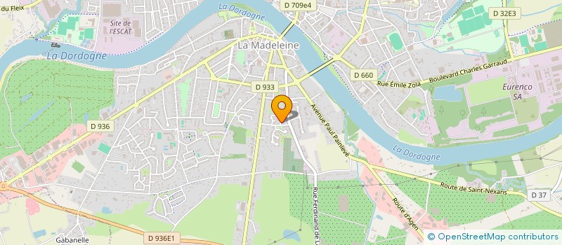 localisation de l'entreprise MADAME AUDREY PERRET à COURS-DE-PILE