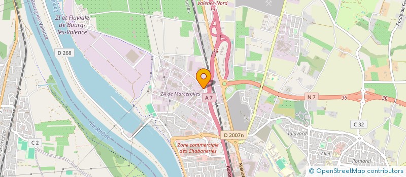 localisation de l'entreprise MADAME AUDREY PERRIN  BOURG-LES-VALENCE