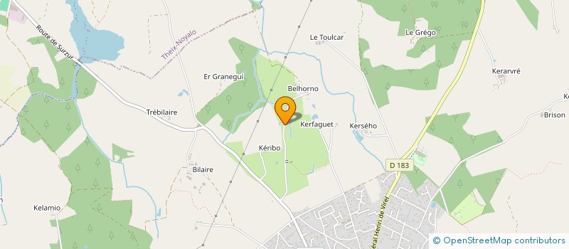 localisation de l'entreprise MADAME AUDREY PERRON  SURZUR