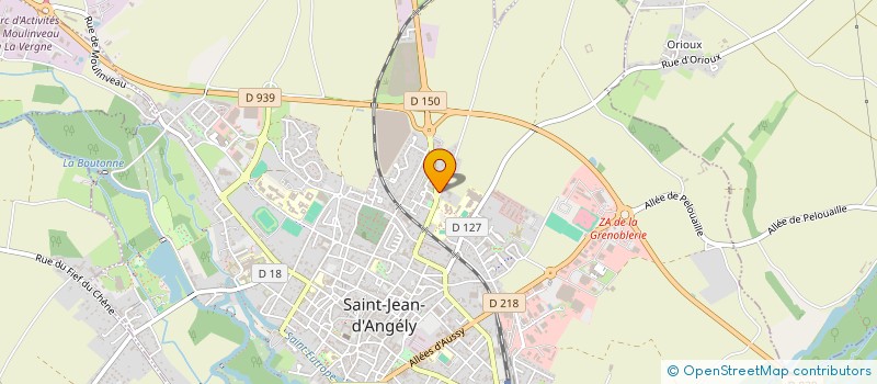 localisation de l'entreprise MADAME AUDREY PERROT  ASNIERES-LA-GIRAUD