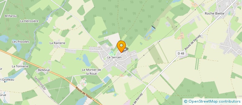 localisation de l'entreprise MADAME AUDREY PERROTIN  SEMBLANCAY