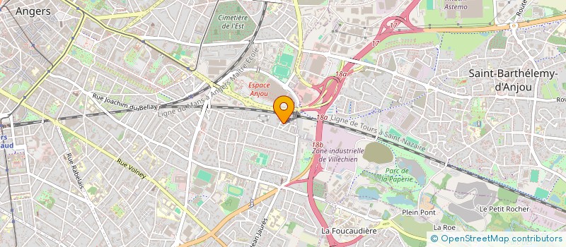 localisation de l'entreprise MADAME AUDREY PERRUSSEL  ANGERS