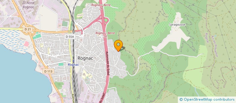 localisation de l'entreprise MADAME AUDREY PETIAU  ROGNAC