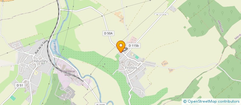 localisation de l'entreprise MADAME AUDREY PETIT  FROLOIS