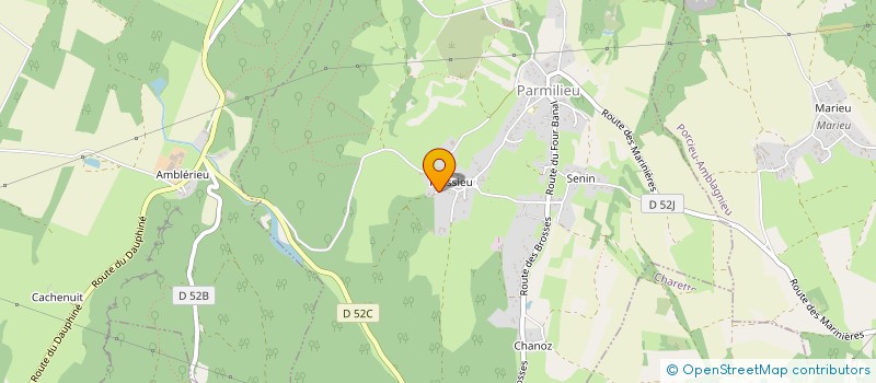 localisation de l'entreprise MADAME AUDREY PETIT  PARMILIEU