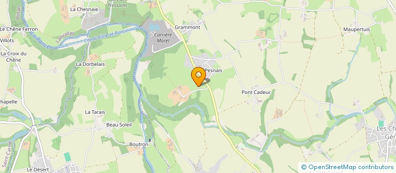 localisation de l'entreprise MADAME AUDREY PETITPAS  LES CHAMPS-GERAUX