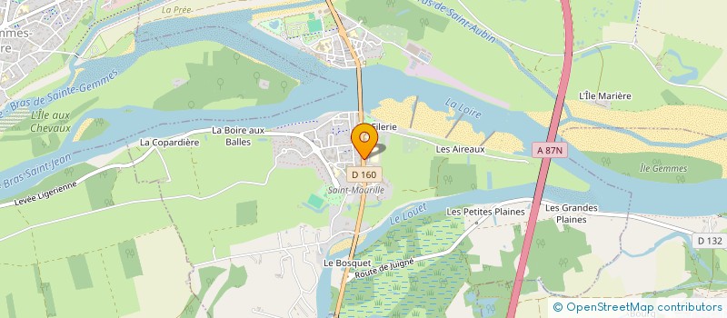 localisation de l'entreprise MADAME AUDREY PICHARD  LES PONTS-DE-CE