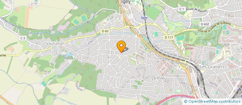 localisation de l'entreprise MADAME AUDREY PIERRE  IGNY