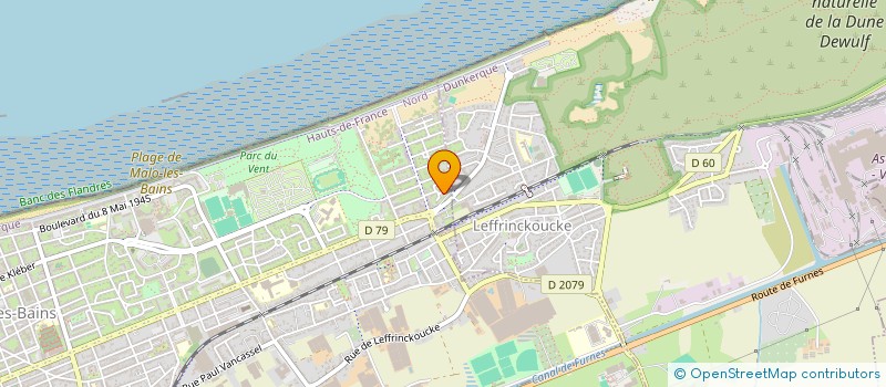 localisation de l'entreprise MADAME AUDREY PIETERS SLOWINSKI à DUNKERQUE