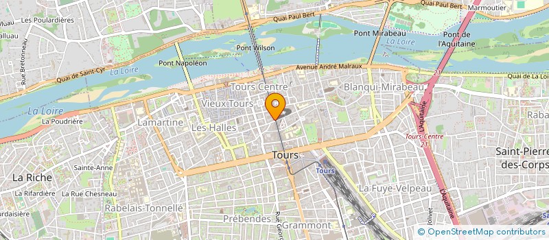 localisation de l'entreprise MADAME AUDREY PILLAULT à TOURS