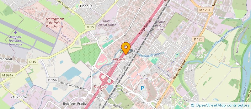 localisation de l'entreprise MADAME AUDREY PIN  PORTET-SUR-GARONNE