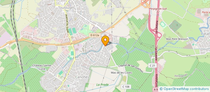 localisation de l'entreprise MADAME AUDREY PINOL  CANOHES