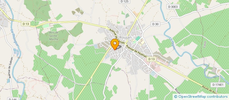 localisation de l'entreprise MADAME AUDREY PIRON  ROUJAN