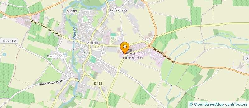 localisation de l'entreprise MADAME AUDREY PIVETEAU  MATHA