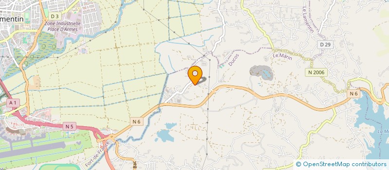 localisation de l'entreprise MADAME AUDREY PLACIDE  DUCOS