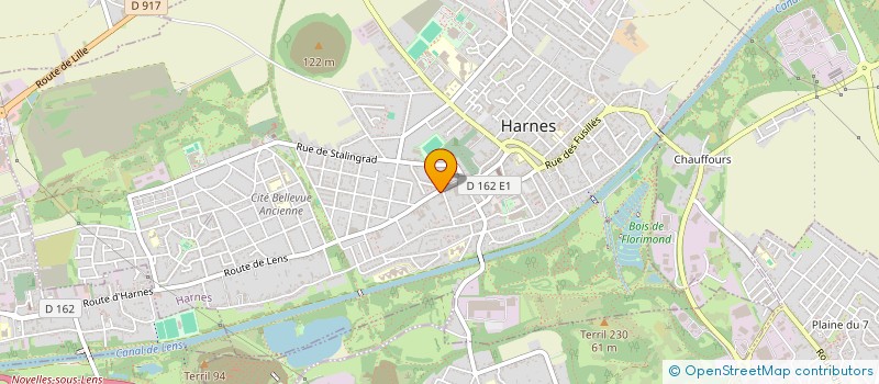 localisation de l'entreprise MADAME AUDREY PLAISANT  HARNES