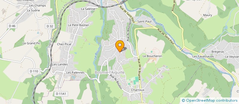 localisation de l'entreprise MADAME AUDREY PLATA  BOSMIE-L'AIGUILLE