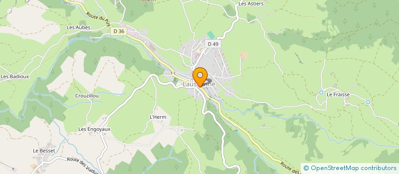 localisation de l'entreprise MADAME AUDREY PODDA  ARSAC-EN-VELAY