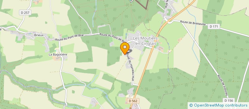 localisation de l'entreprise MADAME AUDREY POILBLAN  LES MOUTIERS-EN-CINGLAIS