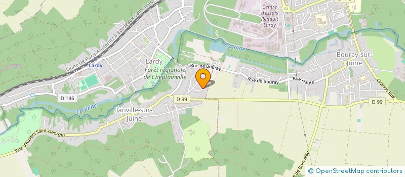 localisation de l'entreprise MADAME AUDREY POIRIER  JANVILLE-SUR-JUINE