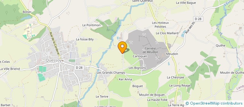 localisation de l'entreprise MADAME AUDREY POMMELET  QUESSOY