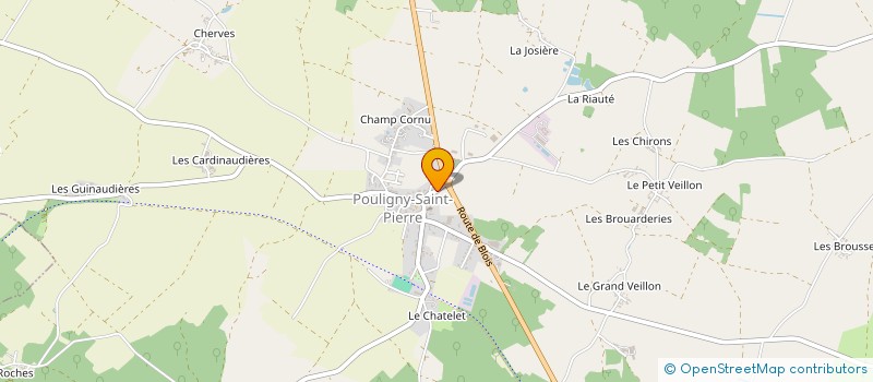 localisation de l'entreprise MADAME AUDREY PONCET à POULIGNY-SAINT-PIERRE