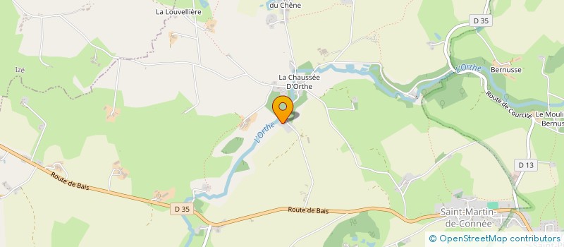 localisation de l'entreprise MADAME AUDREY PONTHIEUX  VIMARTIN-SUR-ORTHE