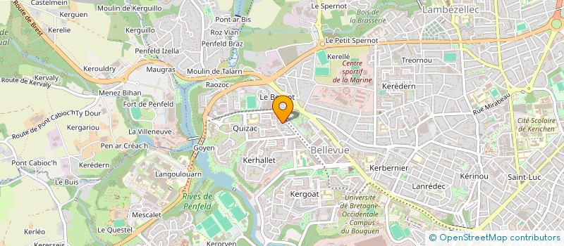 localisation de l'entreprise MADAME AUDREY POUNT à BREST