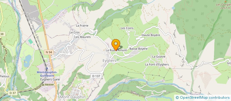 localisation de l'entreprise MADAME AUDREY POURROY  EYGLIERS