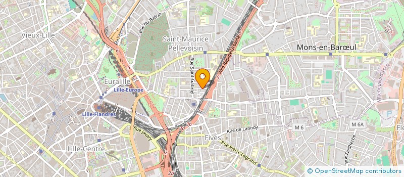 localisation de l'entreprise MADAME AUDREY PREVEL  LILLE