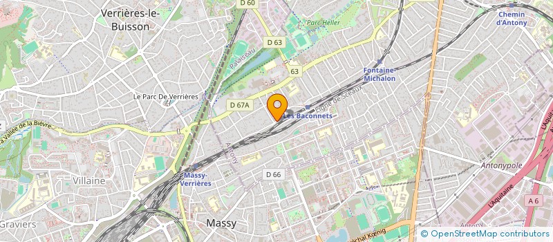 localisation de l'entreprise MADAME AUDREY PREZELIN à ANTONY